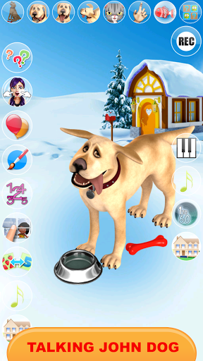 Talking John Dog Frozen City - عکس برنامه موبایلی اندروید