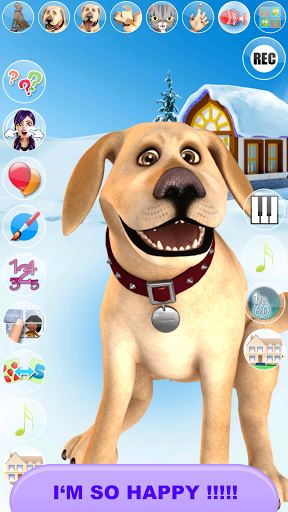 Talking John Dog Frozen City - Image screenshot of android app