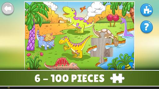 Dino Jigsaw Puzzle Adventure - Gameplay image of android game