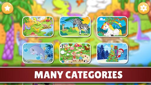 Dino Jigsaw Puzzle Adventure - Gameplay image of android game