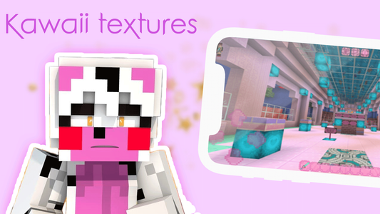 Kawaii Pink Minecraft Mod 2024 for Android - Free App Download