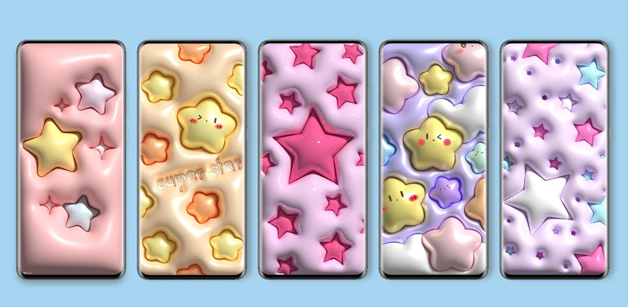 Cute Wallpapers for Girls ۳D - عکس برنامه موبایلی اندروید