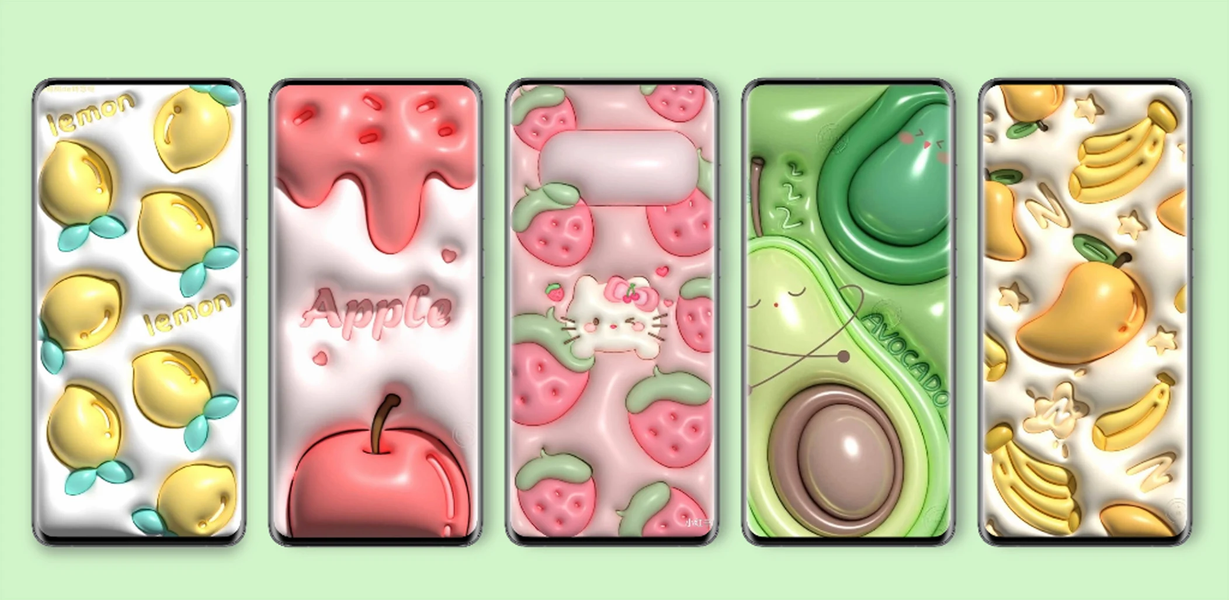 Cute Wallpapers for Girls ۳D - عکس برنامه موبایلی اندروید