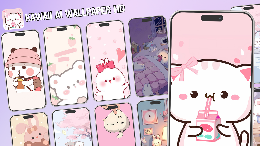 Kawaii AI Wallpapers HD and ۴K - عکس برنامه موبایلی اندروید
