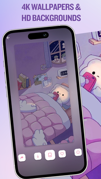 CutePop: Cute Girly Wallpapers - عکس برنامه موبایلی اندروید