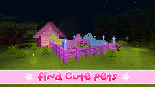 Kawaii World - Craft and Build - Gameplay image of android game