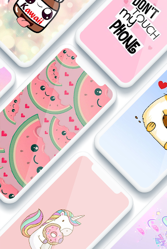 Buy Kawaii Pink Phone and Iphone Wallpaper  Cute Pink Wallpaper Online in  India  Etsy