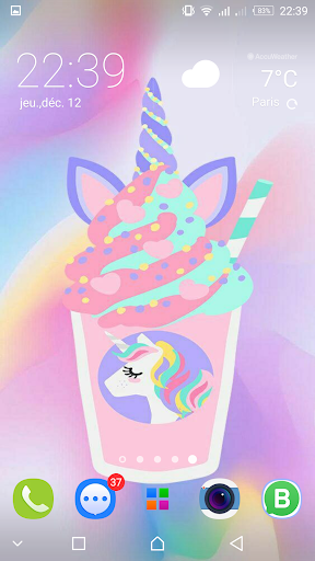 Cute Food Kawaii backgrounds - Image screenshot of android app