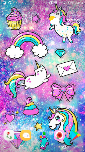 Download Sparkling Cute Pastel Galaxy Wallpaper  Wallpaperscom