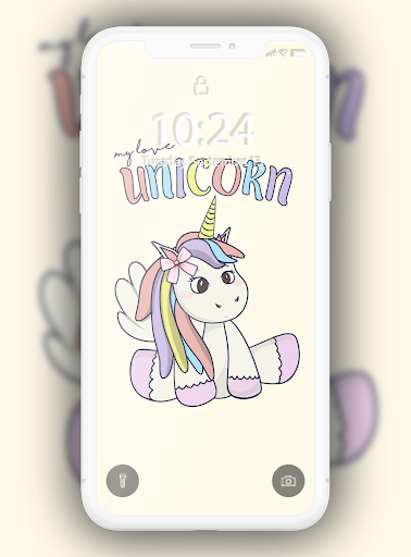 Kawaii Unicorn Wallpaper - Image screenshot of android app