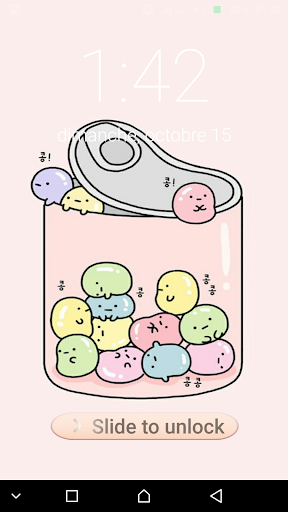 Kawaii Cute LockScreen - عکس برنامه موبایلی اندروید