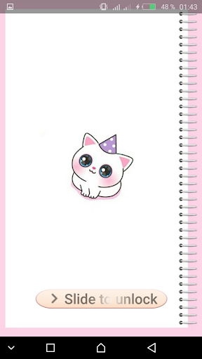 Kawaii Cute LockScreen - عکس برنامه موبایلی اندروید