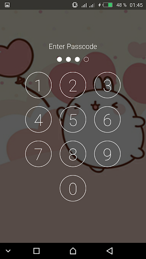Kawaii Cute LockScreen - Image screenshot of android app