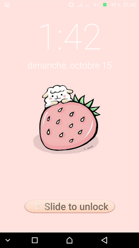 Kawaii Cute LockScreen - عکس برنامه موبایلی اندروید