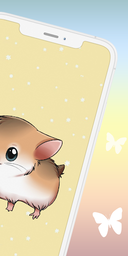Cute Kawaii Hamster Wallpaper - Image screenshot of android app