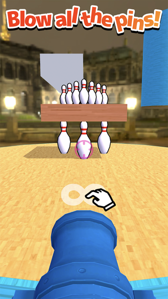 CannonBowling: Strike Action - Gameplay image of android game