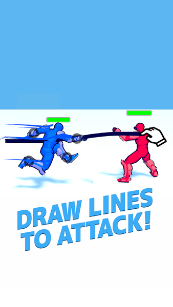 Draw Action: Freestyle Fight - Gameplay image of android game