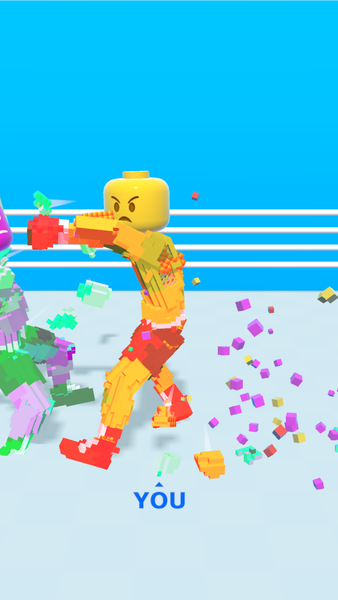 Block Fighter: Boxing Battle - Gameplay image of android game