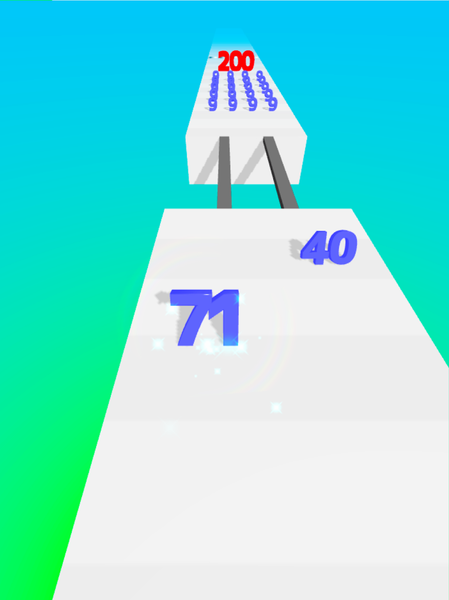 Number Master: Run and merge - Gameplay image of android game
