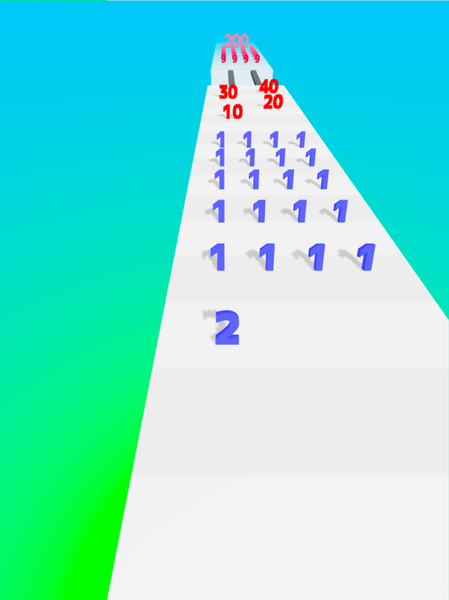 Number Master: Run and merge - Gameplay image of android game