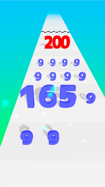 Number Master: Run and merge - Gameplay image of android game