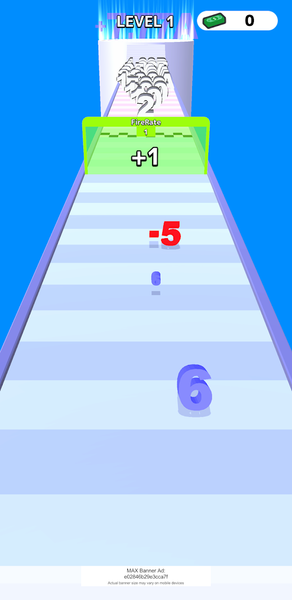 Number Merge Run : Shooting - عکس بازی موبایلی اندروید