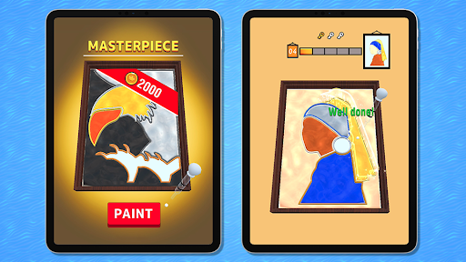 Paint Dropper: draw puzzle - Gameplay image of android game
