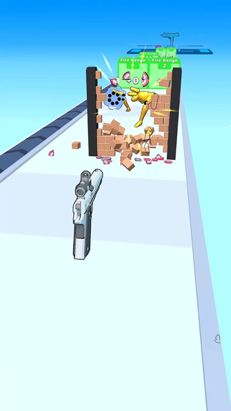 Strengthen a Gun : Run Game - Gameplay image of android game