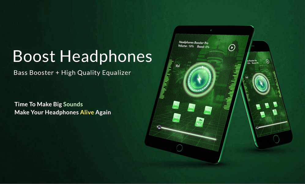 Volume Booster for Headphones - عکس برنامه موبایلی اندروید