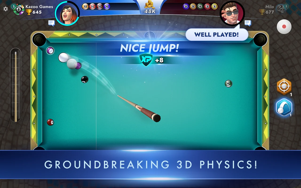 ۸ Ball Champions:PvP Pool Game - عکس برنامه موبایلی اندروید