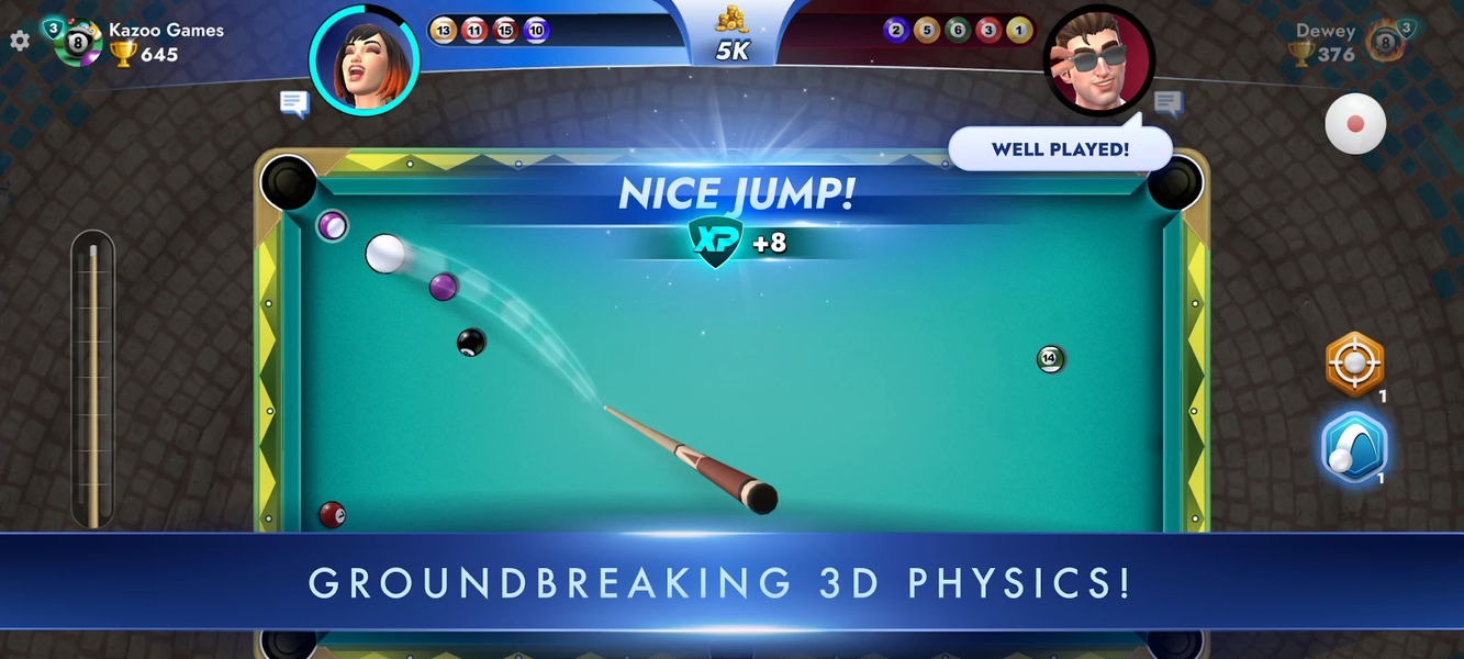 ۸ Ball Champions:PvP Pool Game - عکس برنامه موبایلی اندروید