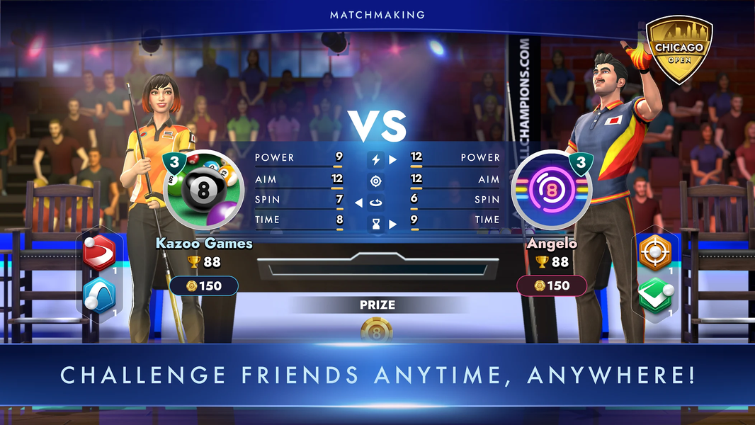 ۸ Ball Champions:PvP Pool Game - عکس برنامه موبایلی اندروید