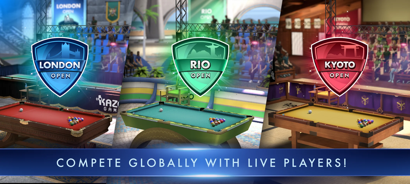 ۸ Ball Champions:PvP Pool Game - عکس برنامه موبایلی اندروید