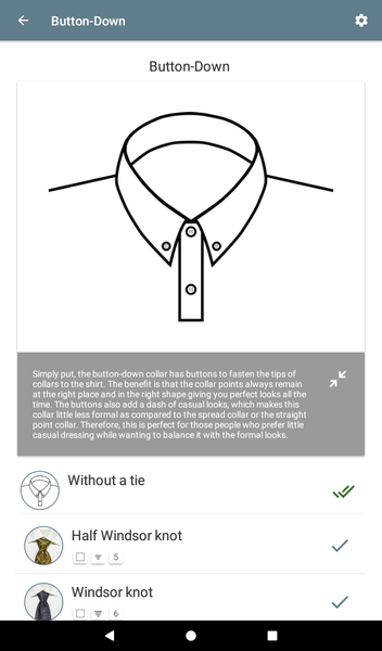 Encyclopedia of Tie Knots - عکس برنامه موبایلی اندروید