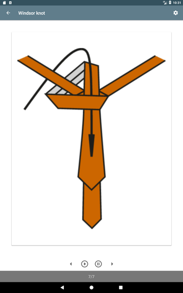 Encyclopedia of Tie Knots - عکس برنامه موبایلی اندروید