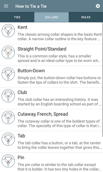 Encyclopedia of Tie Knots - عکس برنامه موبایلی اندروید