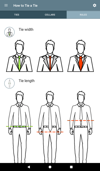 Encyclopedia of Tie Knots - عکس برنامه موبایلی اندروید
