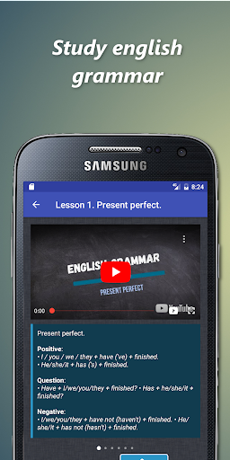 English grammar offline app - Image screenshot of android app
