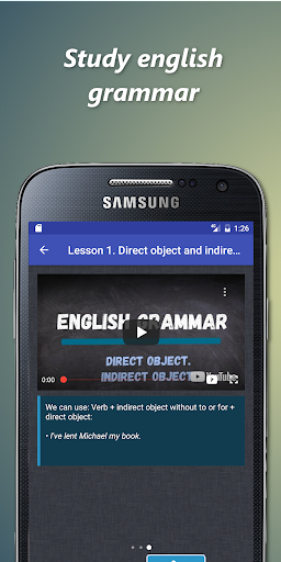 English grammar handbook app - Image screenshot of android app