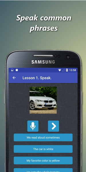 Advanced spoken english app - Image screenshot of android app