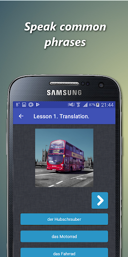 German for beginners - Image screenshot of android app