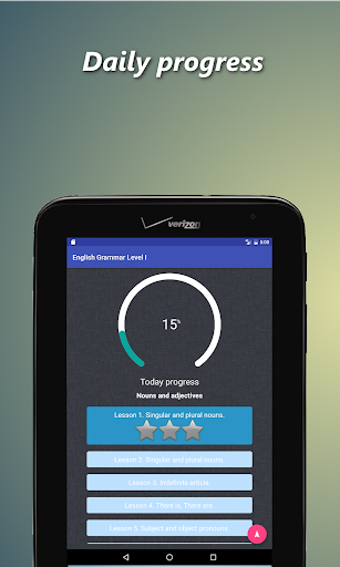 English grammar test offline - Image screenshot of android app