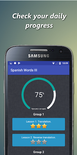 Learn spanish language 30 days - Image screenshot of android app