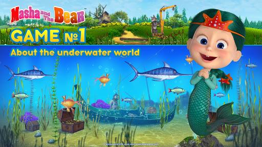 Masha and the Bear: Water game - Image screenshot of android app