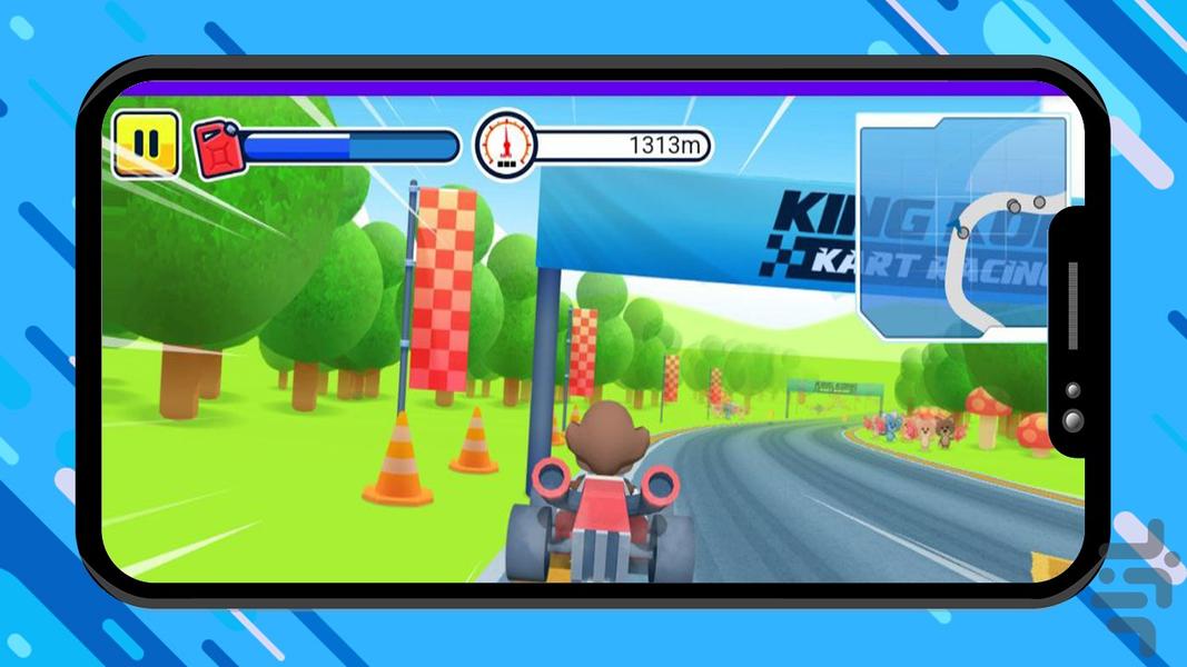 ماشین مسابقه کودک - Gameplay image of android game