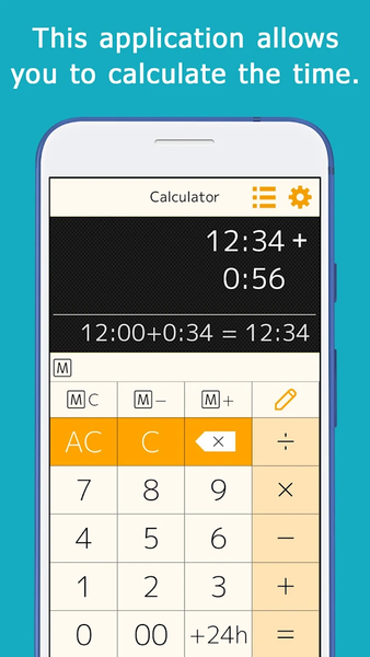 Time calculator - عکس برنامه موبایلی اندروید