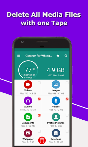 Cleaner For Whats - Storage Cleaner App - Image screenshot of android app