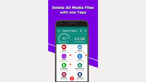 Cleaner For Whats - Storage Cleaner App - Image screenshot of android app