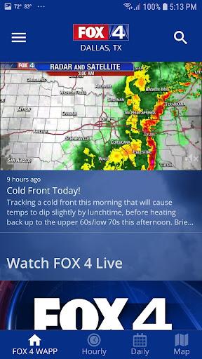FOX 4 Dallas-Fort Worth: Weath - Image screenshot of android app