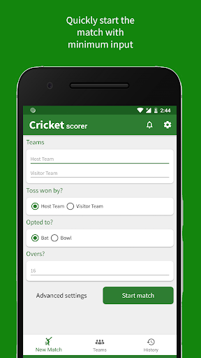 Cricket Scorer - Gameplay image of android game